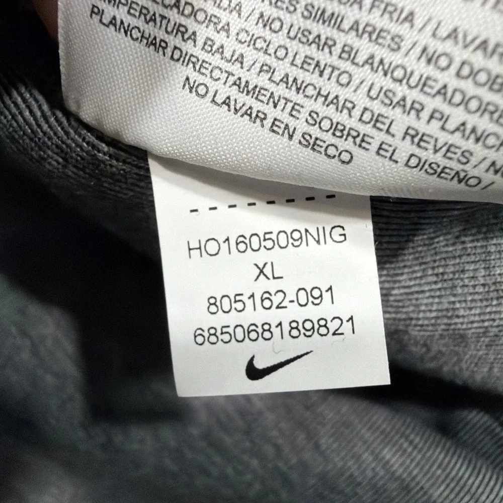 Nike Men's XL Tech Fleece Joggers Pants Gray Tapered Pockets 805162-091